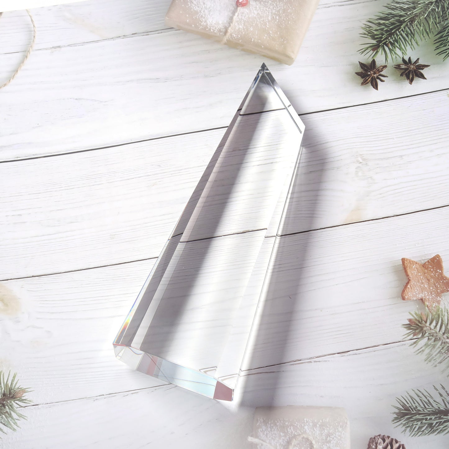 Longwin Trapezoidal Crystal Trophy