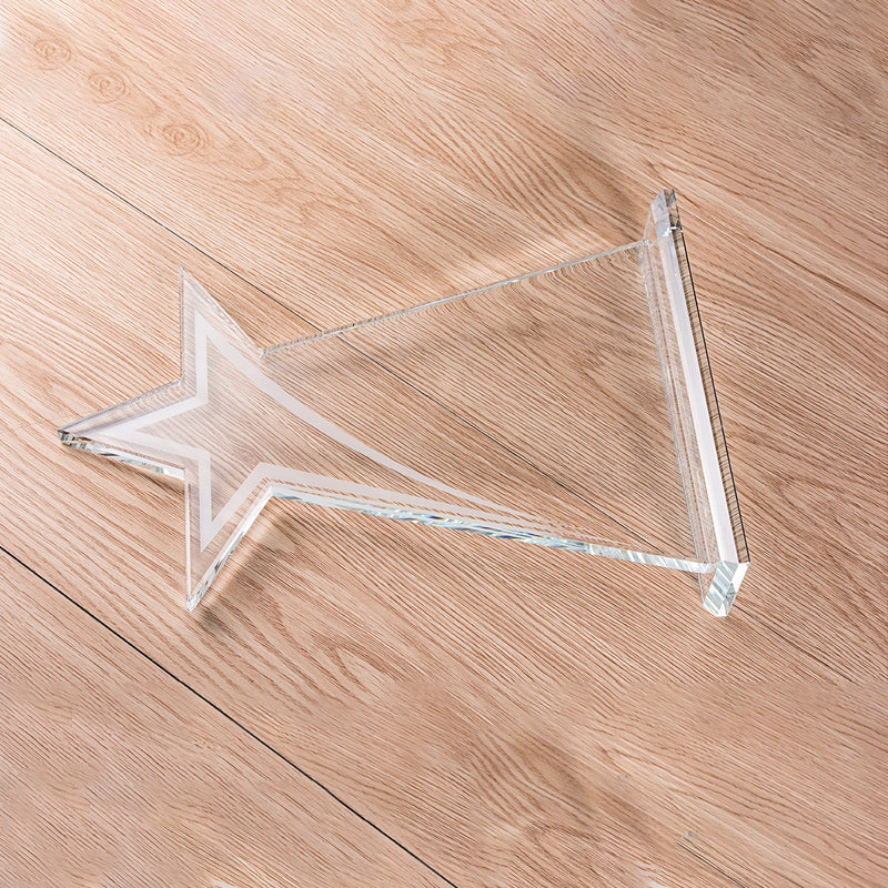 lSTA02008C-25 Longwin Lucky Star Crystal Trophy