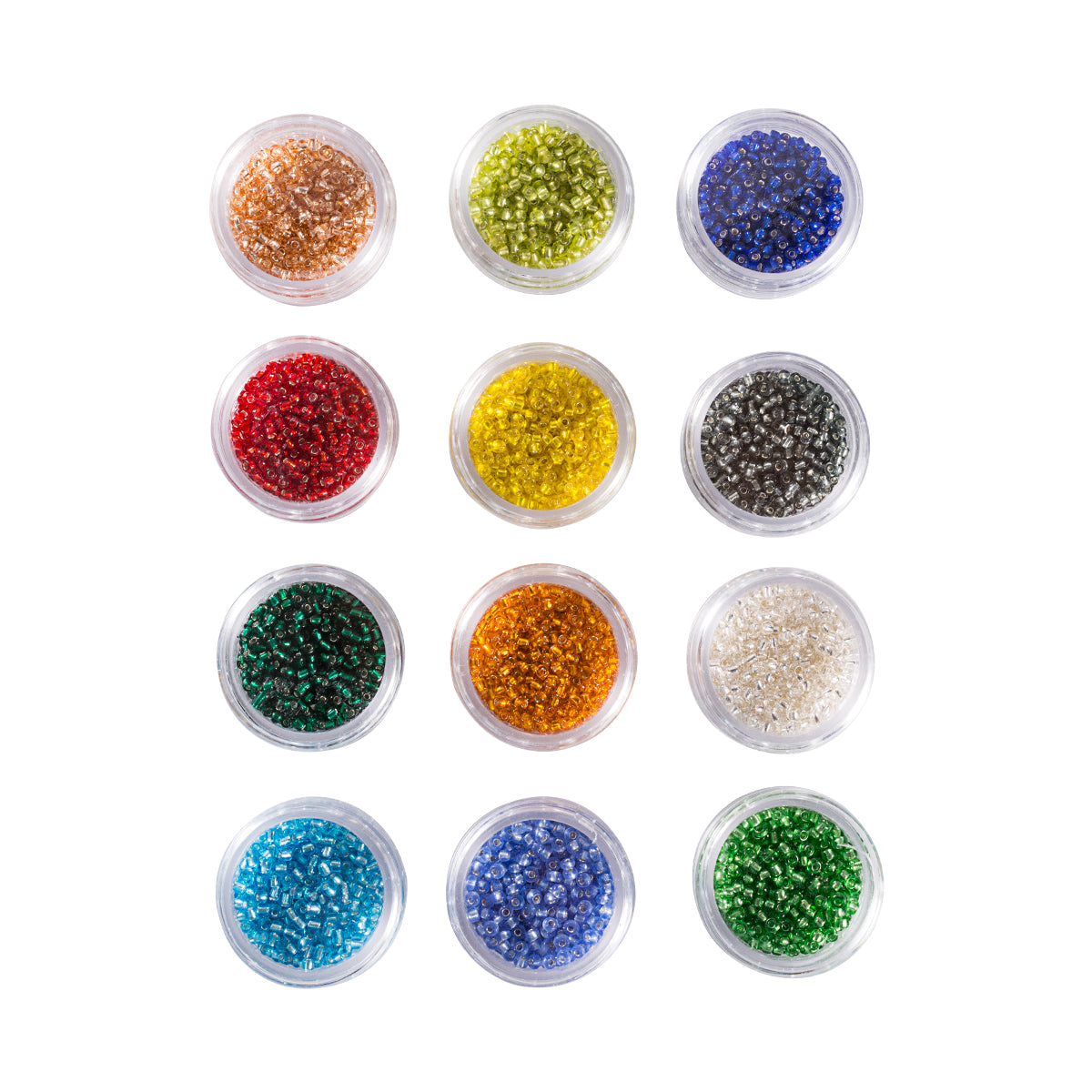 Multicolor Crystal Seed Beads for Jewelries Making (9600 pcs)