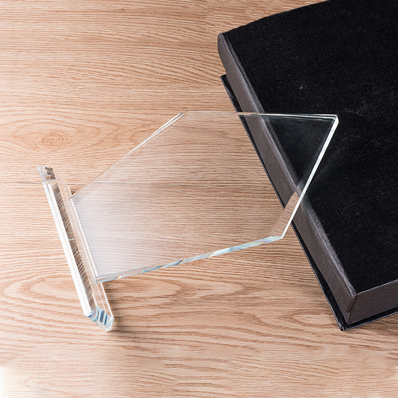 lSTA020012A-22 Longwin Rhombic Ice Tip Crystal Trophy