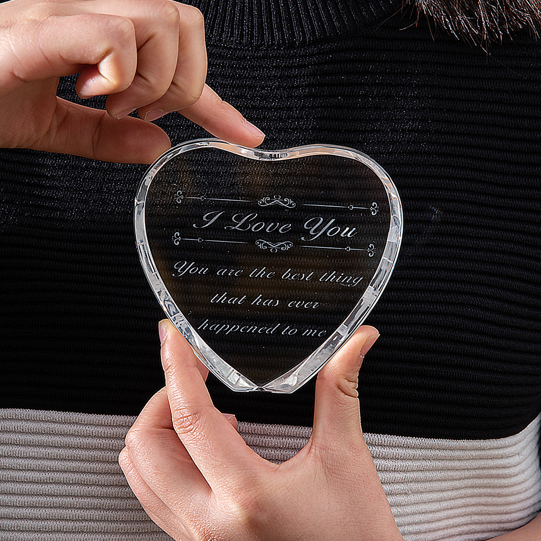 Longwin Heart-shaped Crystal Medal (Style 1)