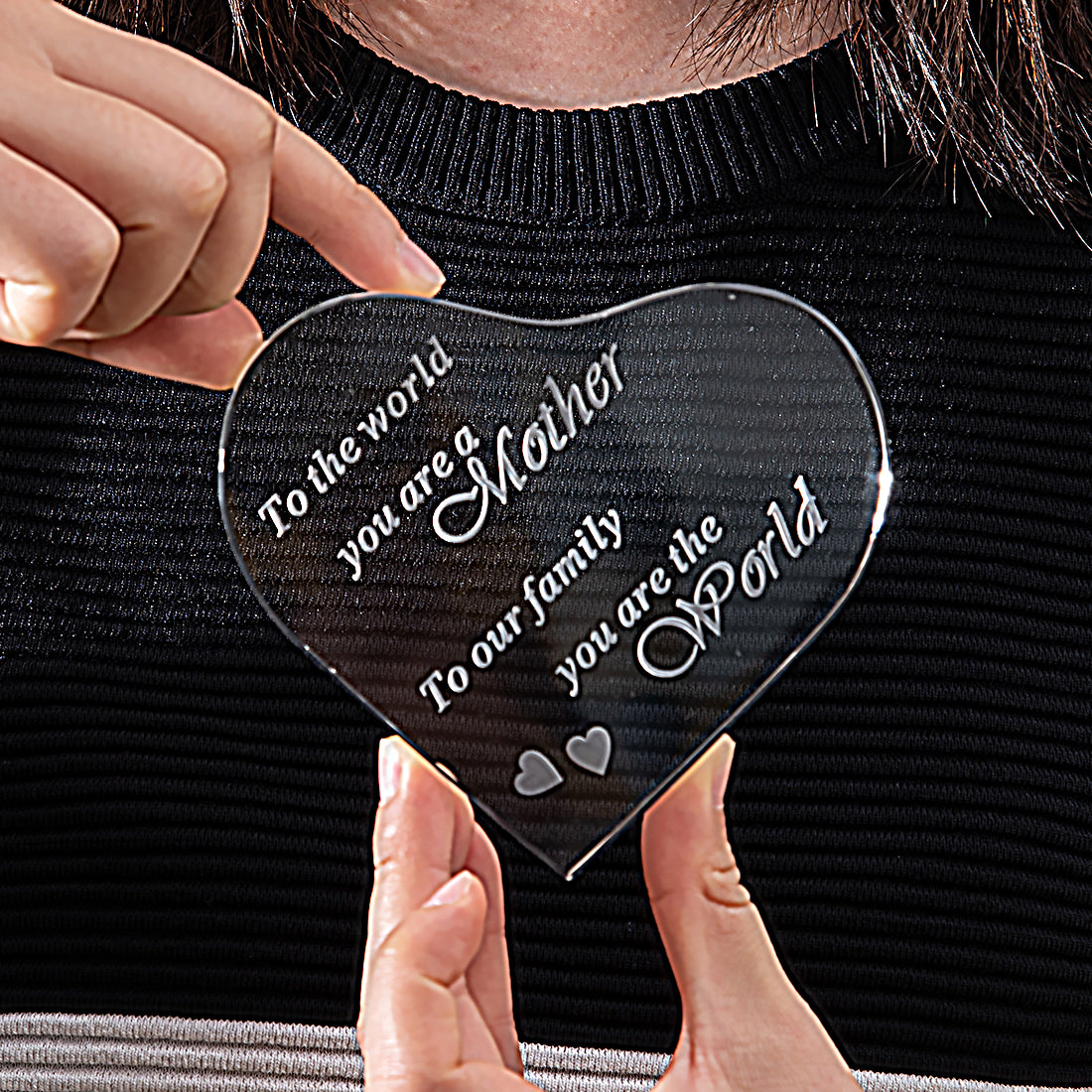 Longwin Heart-shaped Crystal Medal (Style 2)