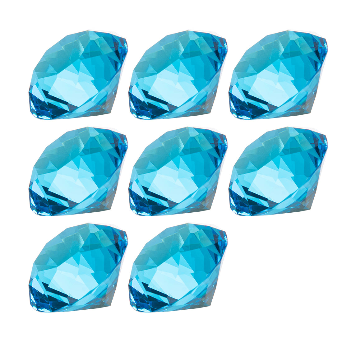 30mm Crystal Diamond Ornaments Centerpiece (8 Pieces/Set)