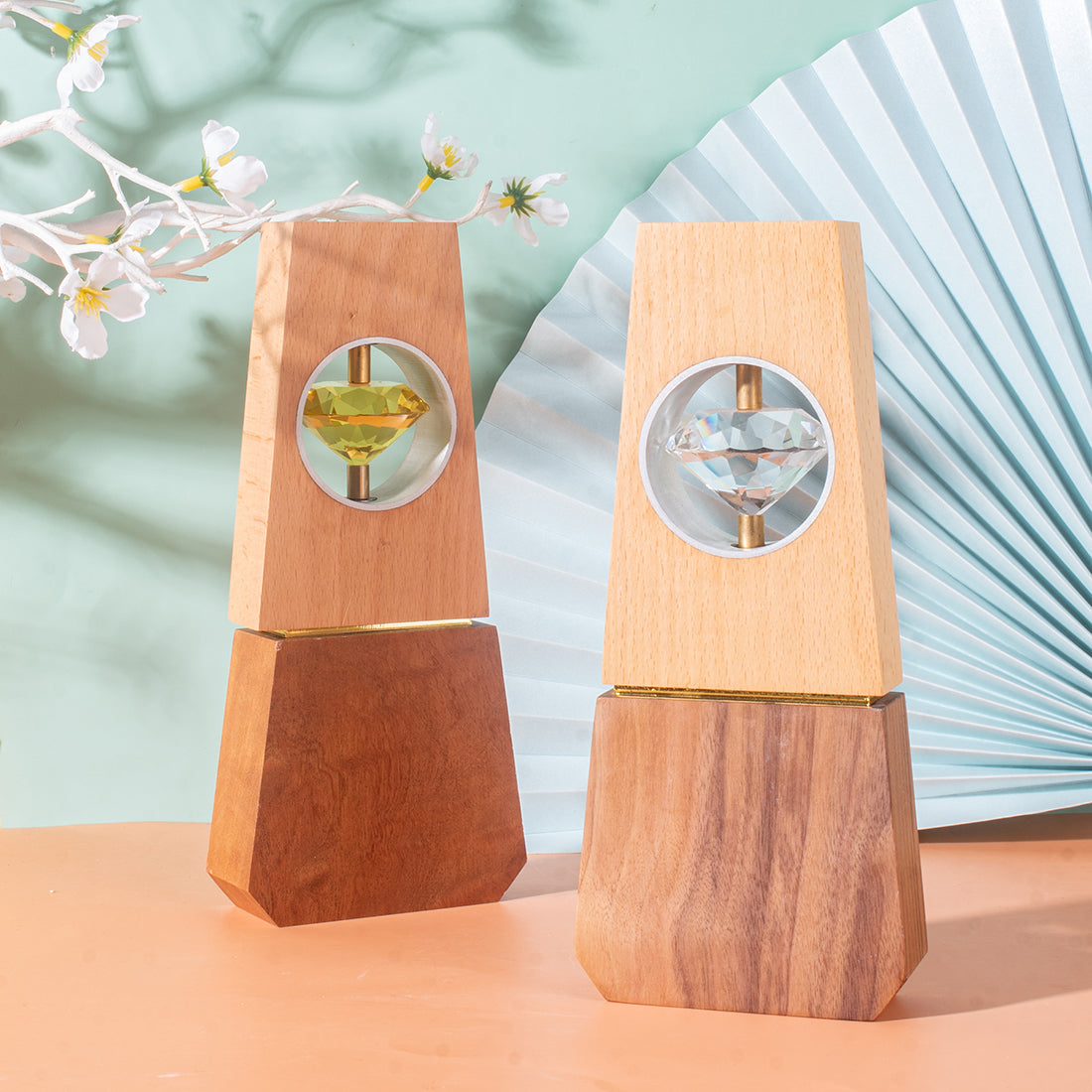 Longwin Trapezoidal Wooden Trophy