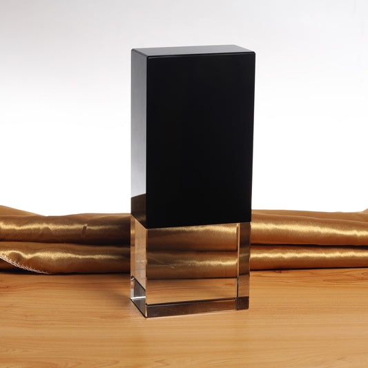 JNCT-203 Longwin Black Column Crystal Trophy