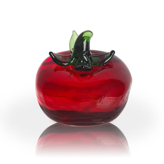 Crystal Tomato Statue Paperweight
