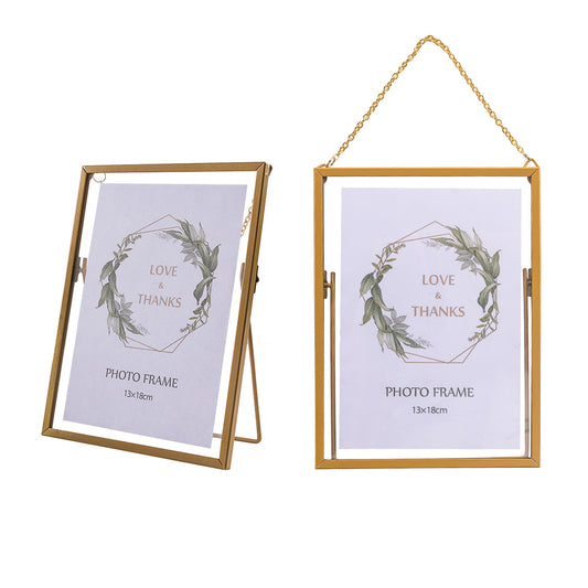 5x7 Gold Multifunctional Photo Frame