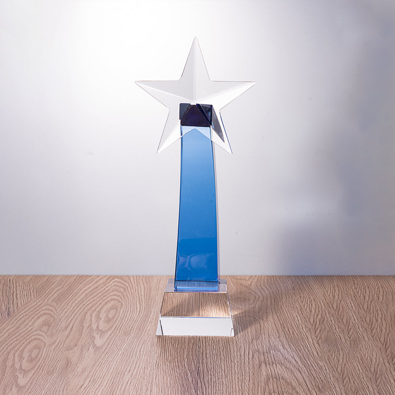 LSTA04005C-26 Longwin Wisdom Star Crystal Trophy