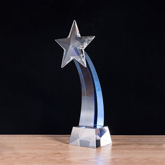 LSTA04005C-26 Longwin Wisdom Star Crystal Trophy