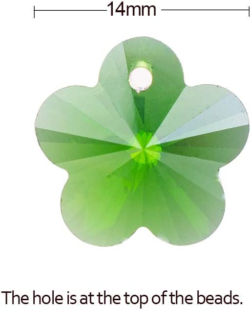 Multicolor Flower Beads for Suncatcher (100 pcs)