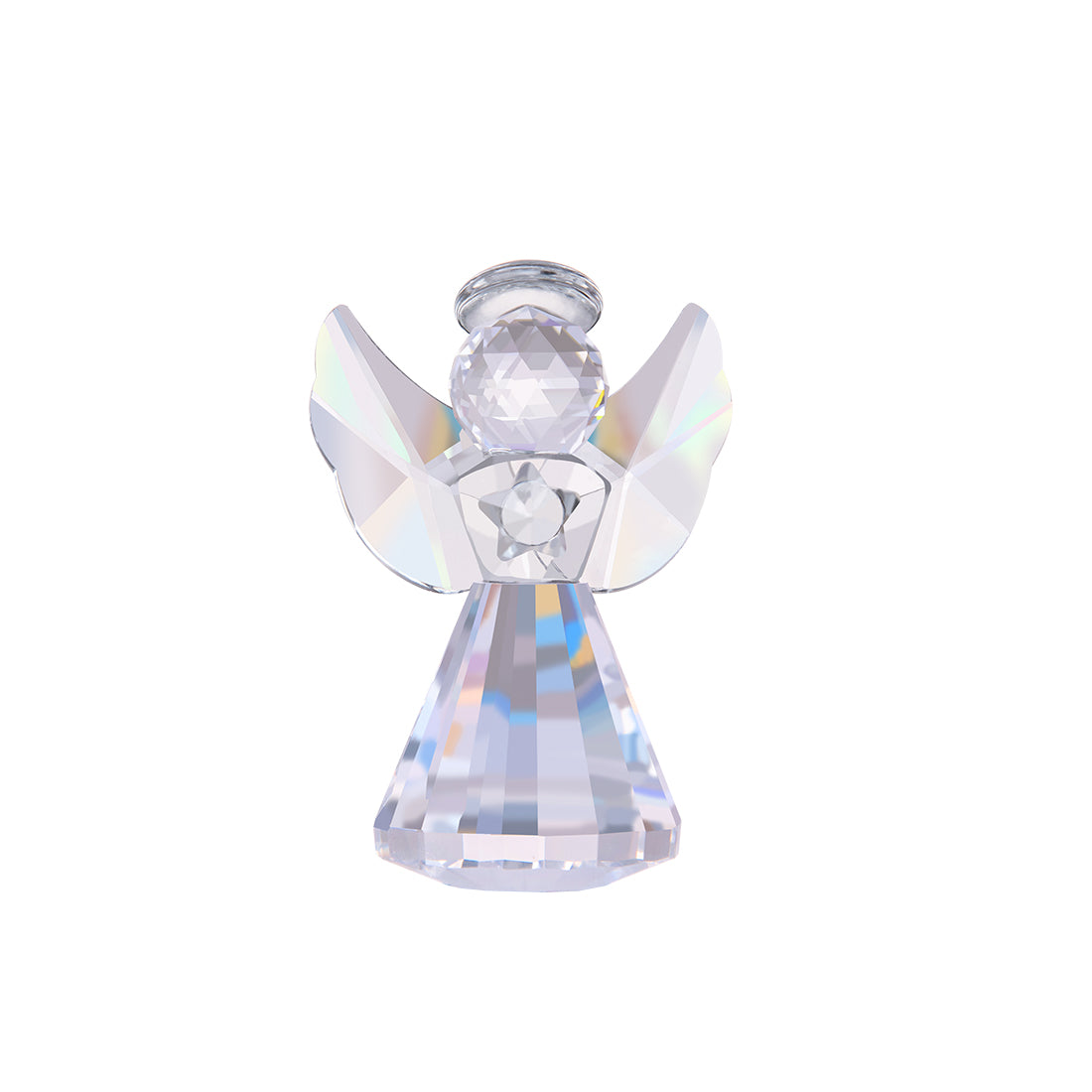 Gold Crystal Angel Figurine Decorative Ornaments