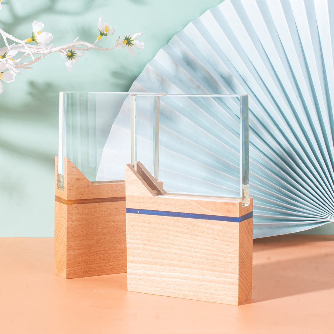 Longwin Rectangle Wooden Trophy