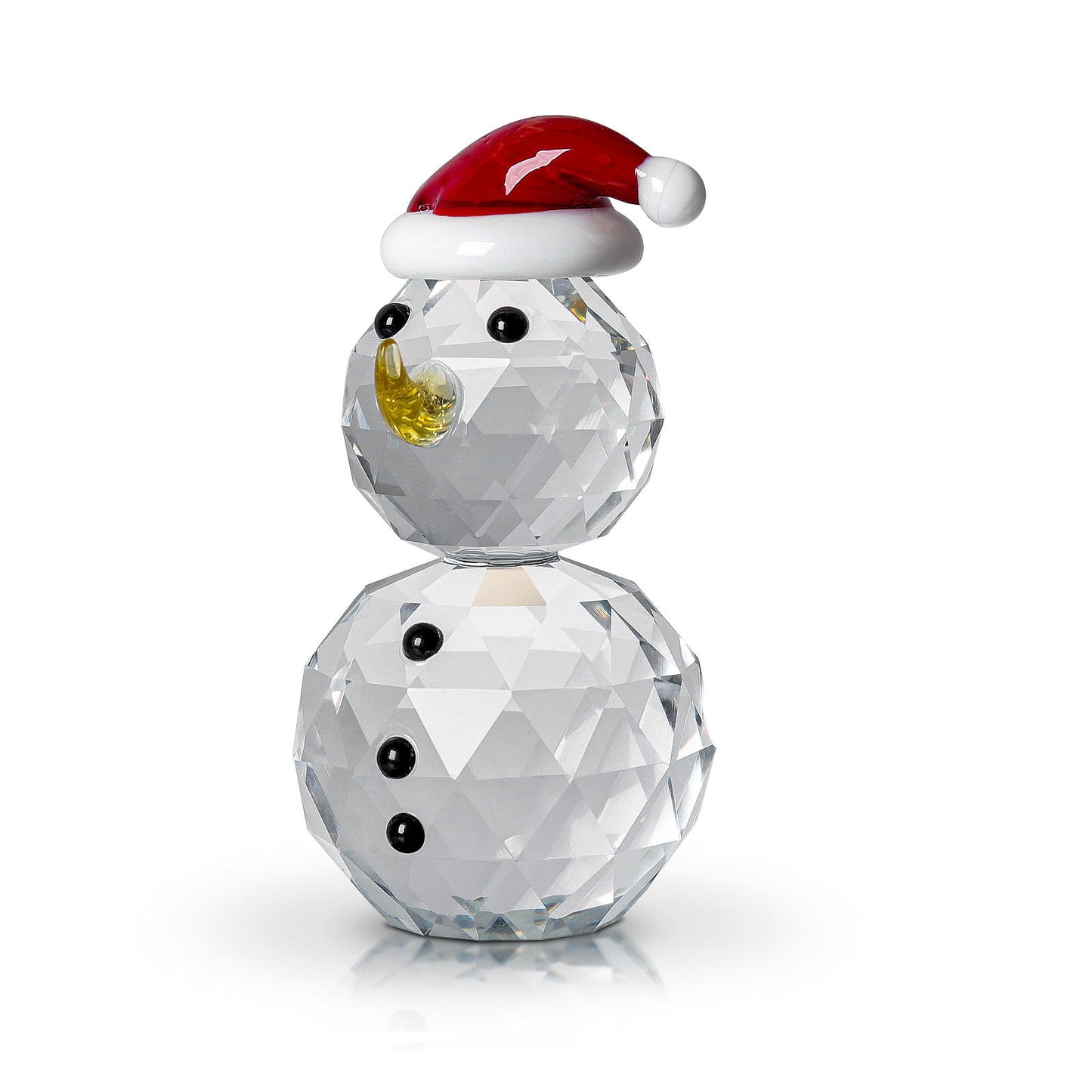 Crystal Snowman Figurine